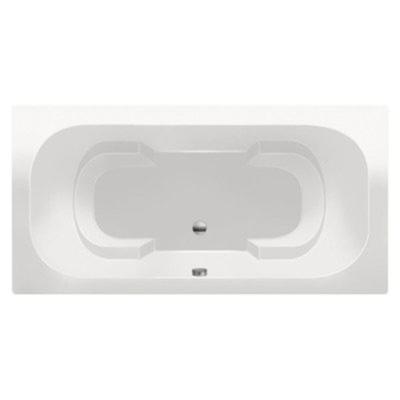 Ligbad Inbouw Xenz Tanga Rechthoek 1-2 Persoons Duobad 90x180x48cm Acryl Wit Hoogglans met Poten