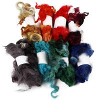Creativ Company Curly locks, diverse kleuren, 8x20 gr/ 1 bol - thumbnail
