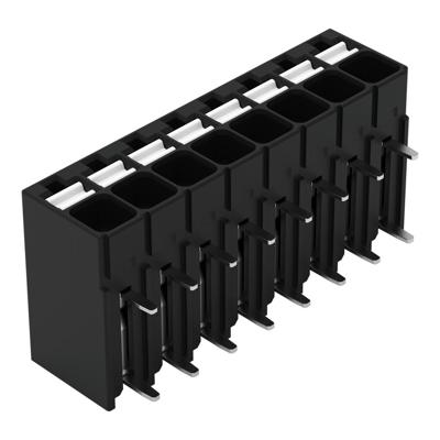 WAGO 2086-1208 Printklem 1.50 mm² Aantal polen 8 Zwart 1 stuk(s)