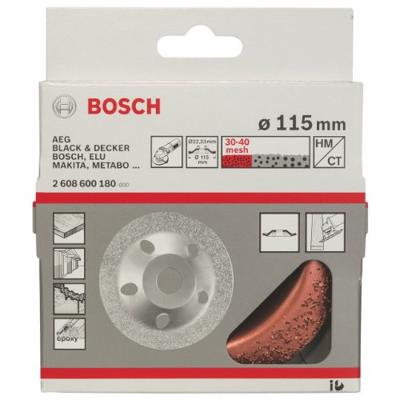 Bosch Accessories 2608600180 Hardmetalen komschijf, 115 x 22,23 mm, fijn, schuin Bosch Power Tools fijn, schuin Diameter: 115 mm 1 stuk(s)