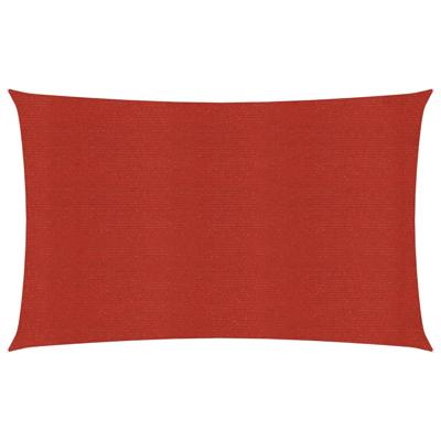 VidaXL Zonnezeil 160 g/m² 3x6 m hdpe rood VidaXL Zonnezeil 160 g/m² 3x6 m hdpe rood
