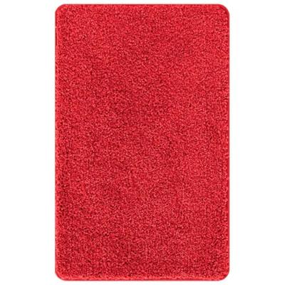 VidaXL Antislip badmat rood 50 x 80 cm pp