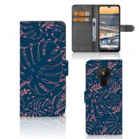 Nokia 5.3 Hoesje Palm Leaves - thumbnail