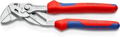 Sleuteltang lengte 180 mm spanwijdte 40 mm verchroomd meercomponenten mantels KN - thumbnail