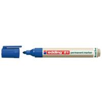 Edding edding 21 permanent marker EcoLine 4-21003 Permanent marker Blauw Watervast: Ja - thumbnail
