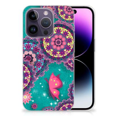 Apple iPhone 14 Pro | Hoesje maken | Cirkels en Vlinders