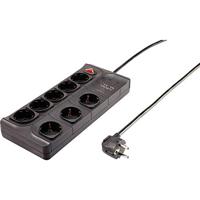 Renkforce 1574788 Overspanningsveilige stekkerdoos 1 stuks Zwart 1 stuk(s) - thumbnail