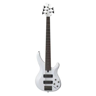 Yamaha TRBX305 White 5-snarige elektrische basgitaar