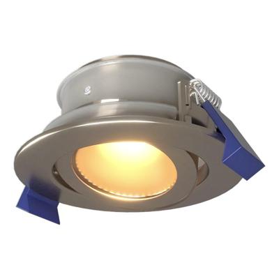 Lima LED inbouwspot - 4 Watt 345 lumen - 2700K Warm wit - GU10 - Dimbaar - Rond - Kantelbaar - IP65 Waterdicht - RVS - Voor binnen, buiten en badkamer