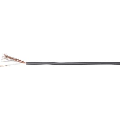BKL Electronic 1106006 Audiokabel 2 x 0.1 mm² Zwart per meter