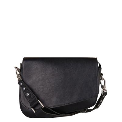 Cowboysbag leren crossbody tas Kaapstad zwart