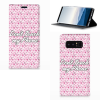 Samsung Galaxy Note 8 Design Case Flowers Pink DTMP - thumbnail