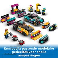 Lego City 60389 Garage voor Aanpasbare Autos - thumbnail