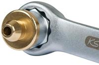 KS Tools 160.0729 Remontluchtingssleutel, extra kort, 10 mm, goud - thumbnail