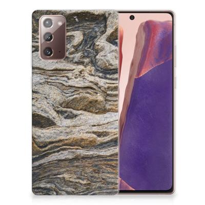 Samsung Note 20 | TPU | Siliconen hoesje | Steen