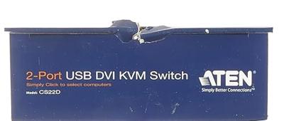 ATEN CS22D-AT KVM-switch 2 poorten DVI USB 1920 x 1200 Pixel ATEN CS22D-AT KVM-switch 2 poorten DVI USB 1920 x 1200 Pixel