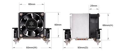SilverStone AR09-115XP cpu-koeler