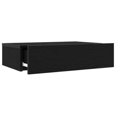 Tv-meubels met LED-verlichting 2 st 60x35x15,5 cm zwart eikenkleurig