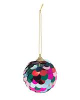 HEMA Kerstbal ⌀6.9cm pailletten multi (multi) - thumbnail