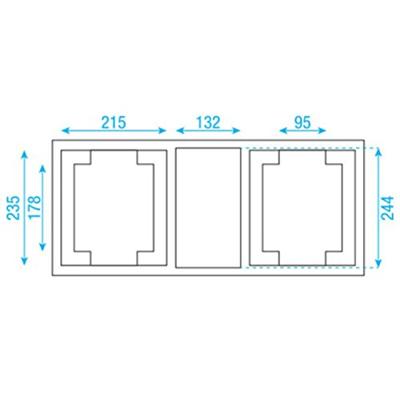 DAP LCA-PHA6 Flightcase voor 2x Phantom 25/50/65 Value line