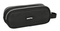 Schoolpennenzak Safta Stone Zwart 21 x 8 x 6 cm - thumbnail
