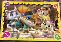 Clementoni legpuzzel 44 Cats Karaoke junior karton 60 stukjes - thumbnail