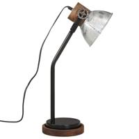 VidaXL Bureaulamp 25 w e27 18x18x60 cm vintage zilverkleurig - thumbnail