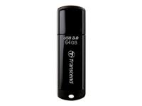 Transcend JetFlash® 700 USB-stick 64 GB Zwart TS64GJF700 USB-A 3.2 Gen 1 - thumbnail