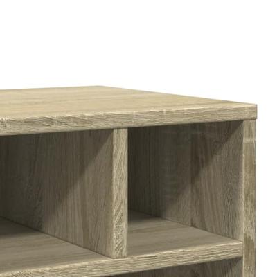 Printerkastje met wielen 41x32x48 cm sonoma eikenkleurig Printerkastje met wielen 41x32x48 cm sonoma eikenkleurig