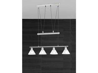 Trio Moderne HanglampSeries 3751 4-lichts nikkel mat - 3751041-07
