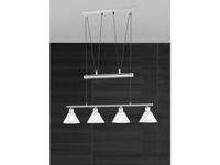 Trio Moderne HanglampSeries 3751 4-lichts nikkel mat - 3751041-07 - thumbnail