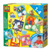 SES Creative My First Waar Woon Ik? Dieren Plakken - thumbnail