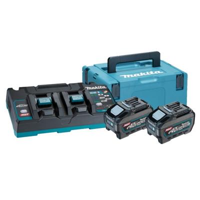 Makita 191u13-9 | startset | xgt dc40rb duolader + 2 x accu bl4050f | 40v max | 5.0ah in mbox - 191u13-9