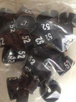 MB zwart/wit 52 voor op kledinghanger - thumbnail