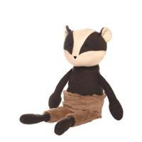 knuffel Beck Badger junior 40 cm pluche bruin - thumbnail