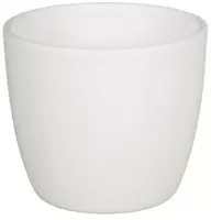 Floran bloempot boule 11,5x9,5 cm wit mat - thumbnail