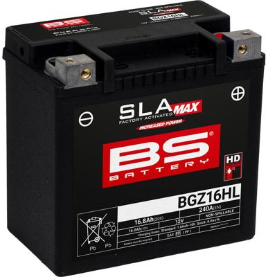 BS-BATTERY Batterij "bgz16hl battery bgz16hl bs sla-max hd
