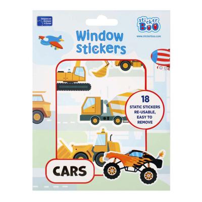 Raamstickers Voertuigen, 16x21cm