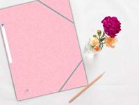 Elastomap oxford top file+ a4 pastel roze | 10 stuks - thumbnail