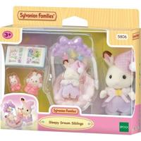 Sylvanian Families Chocolade Konijn slaperige droomset broer en zus 5806 - thumbnail