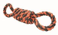 Happy Pet nuts for knots extreme spoel 8 vorm tugger grijs / oranje - thumbnail