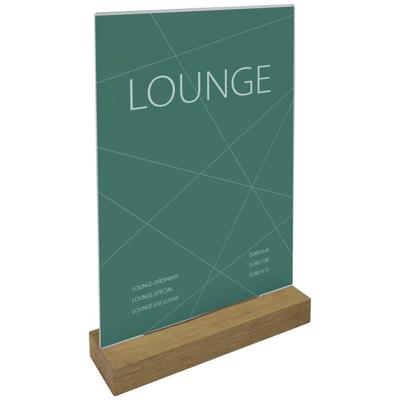 Sigel TA256 Tafelstatief Voor papierformaat: DIN A4 Glas (helder), Hout 1 stuk(s) Sigel TA256 Tafelstatief Voor papierformaat: DIN A4 Glas (helder), Hout 1 stuk(s)
