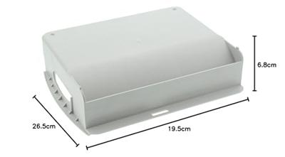 Burg Wächter 24660 Telbord (b x h x d) 253 x 194 x 65 mm Grijs