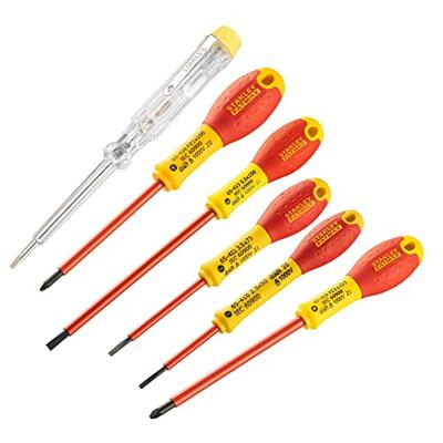 Stanley 0-65-443 FatMax™ Schroevendraaierset VDE Par/Poz/Spanningszoeker 6-delig - thumbnail