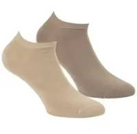 Boru Bamboo 2 paar korte sneaker sokken - Aansluitend - comfort - lage sokken - thumbnail