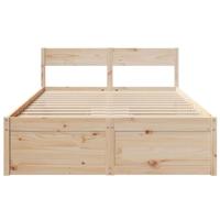 Bedframe zonder matras massief grenenhout 120x200 cm - thumbnail