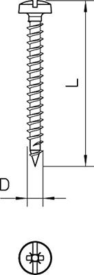 OBO Bettermann 3195643 4758 5.0X35 Sprintbout 5 mm 35 mm Kruiskop Pozidriv Staal Verzinkt 200 stuk(s) OBO Bettermann 3195643 4758 5.0X35 Sprintbout 5 mm 35 mm Kruiskop Pozidriv Staal Verzinkt 200 stuk(s)