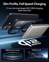 ESR Case Apple iPhone 17 Zwart, Transparant - thumbnail