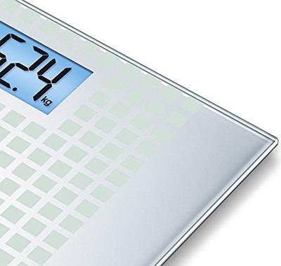 Beurer GS 206 Squares Personenweegschaal Digitaal Weegbereik (max.): 150 kg Zilver