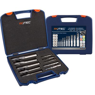 Rotec HSS-E ruwfrezenset '615C' | DIN 844 | 10-dlg | ø4-20 - 615.9420C Rotec HSS-E ruwfrezenset '615C' | DIN 844 | 10-dlg | ø4-20 - 615.9420C